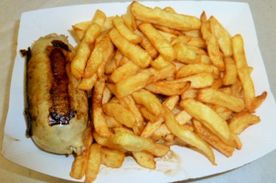 Des frites de L'Allier des Ch'tis accompagnées